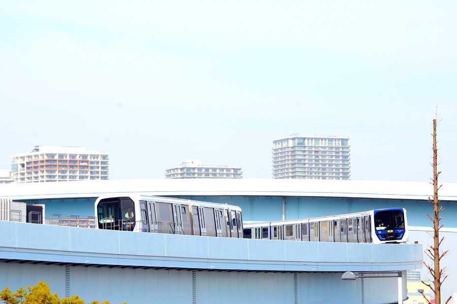 ゆりかもめは、“お台場”発展の礎となった（画像：小川裕夫）