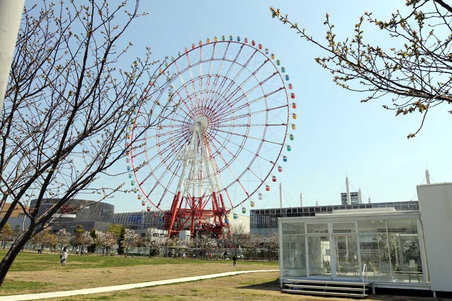 パレットタウンの大観覧車はフジテレビの球体展望台と並びお台場のシンボルだった（画像：小川裕夫）
