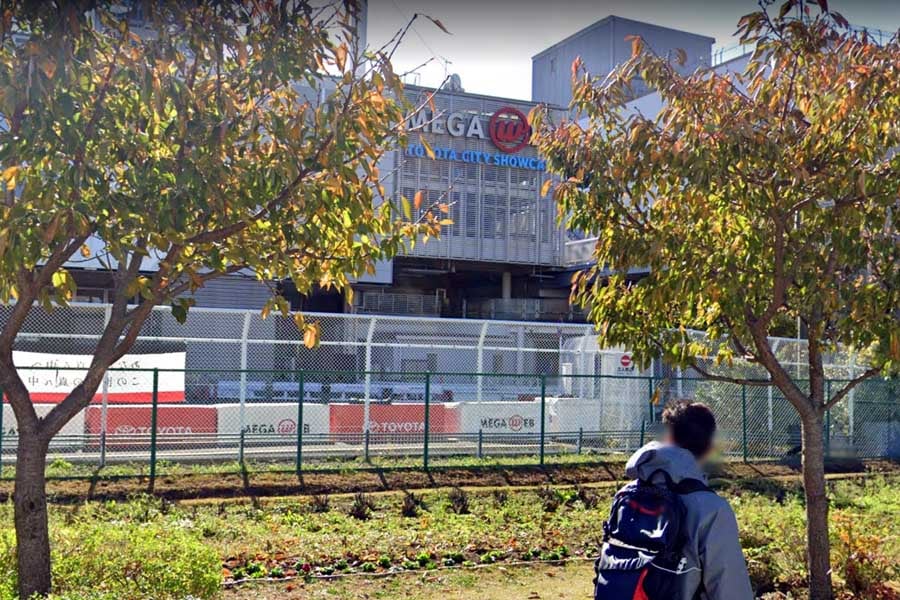 在りし日の「メガウェブ」（画像：(C)Google）