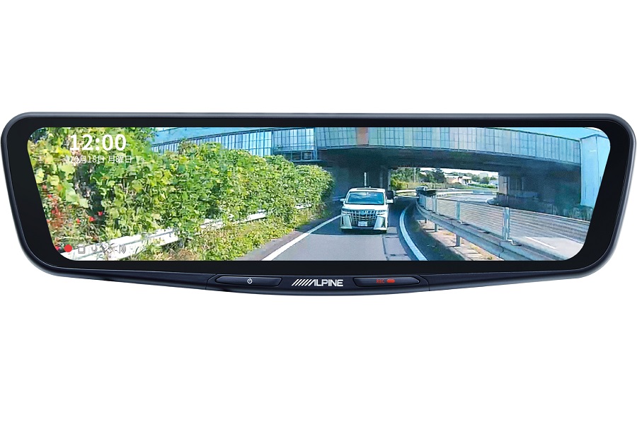 フルHD高画質で後方を確認可能（画像：アルパインマーケティング）