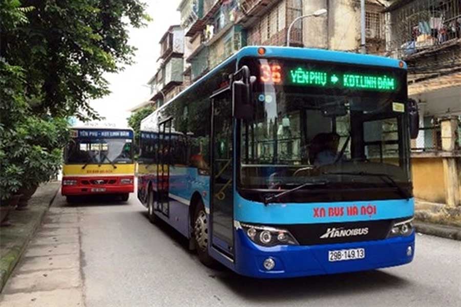 ベトナムの一般的な路線バス（画像：TRANSERCO）