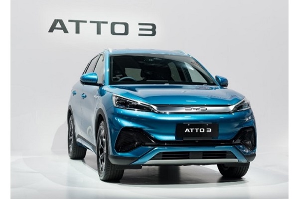 BYDオートジャパンが、日本発売モデル第1弾「ATTO 3」を2023年1月31日から発売すると発表。希望小売価格は440万円（画像：ビーワイディージャパン）