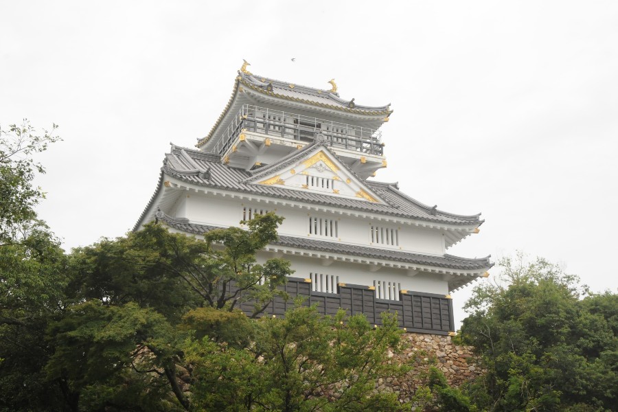 信長が一時本拠にした岐阜城（画像：Merkmal編集部）