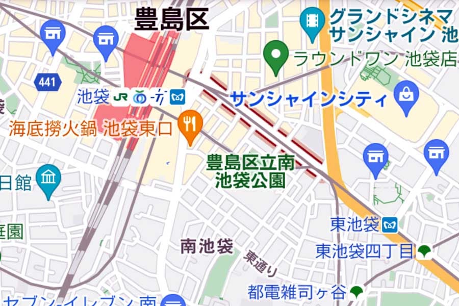 グリーン大通り(画像:(C)Google)