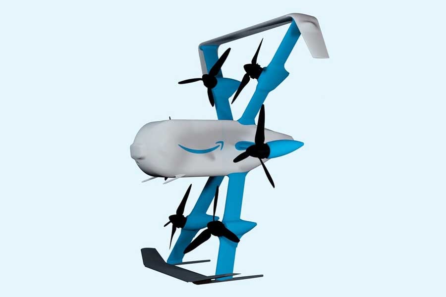 MK30ドローンの3Dレンダリング画像（画像：アマゾン）