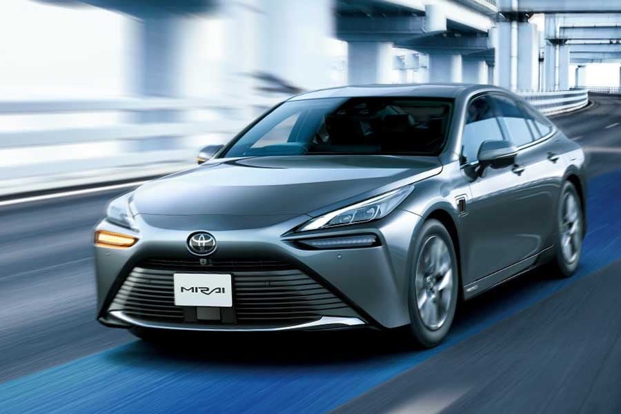水素で走る「MIRAI」(画像:トヨタ自動車)