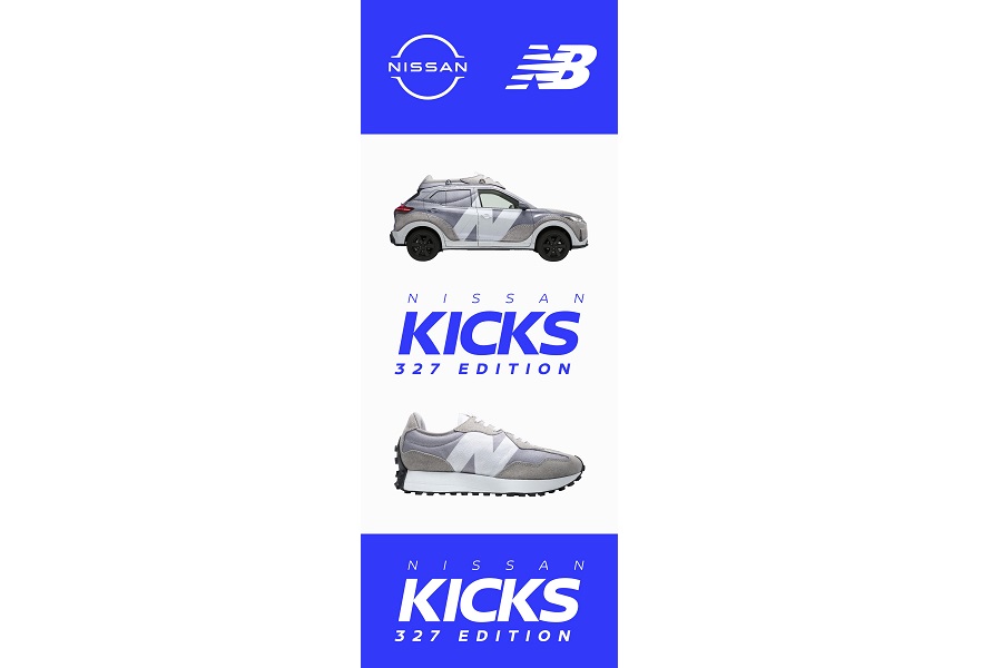 「日産キックス」と「ニューバランス」がコラボ！ 忠実再現で一番こだわったパーツとは？（画像：ニューバランスジャパン）