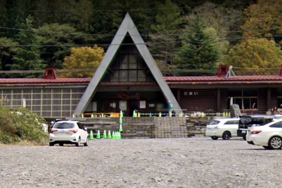 土合駅の「DOAI VILLAGE」（画像：(C)Google）