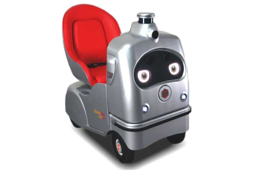 歩行速モビリティ「RakuRo」（画像：ZMP公式）