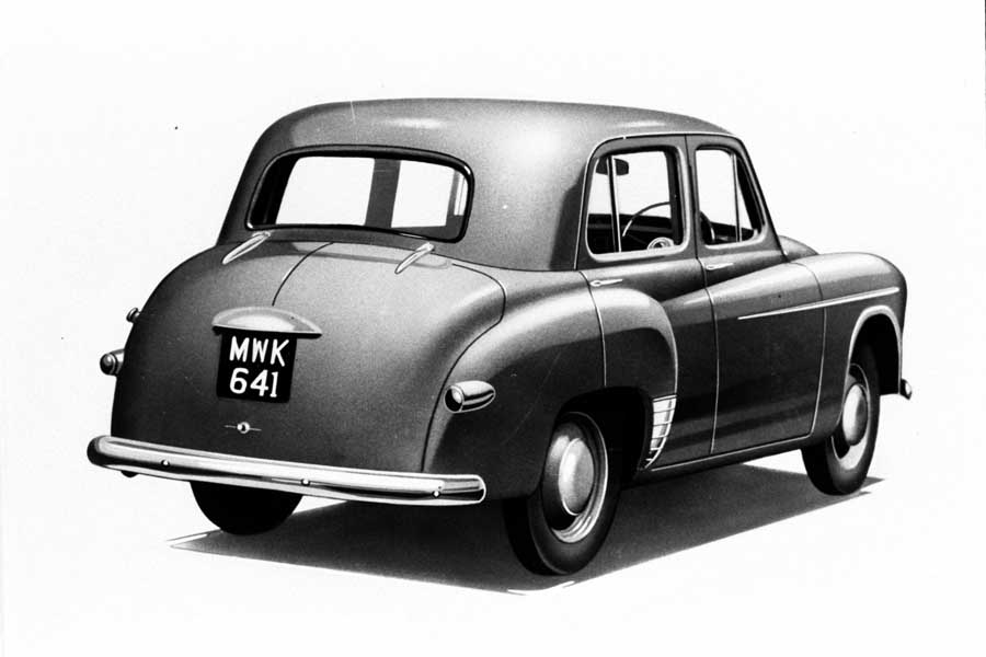 ヒルマンVI型のリア（画像：いすゞ自動車）