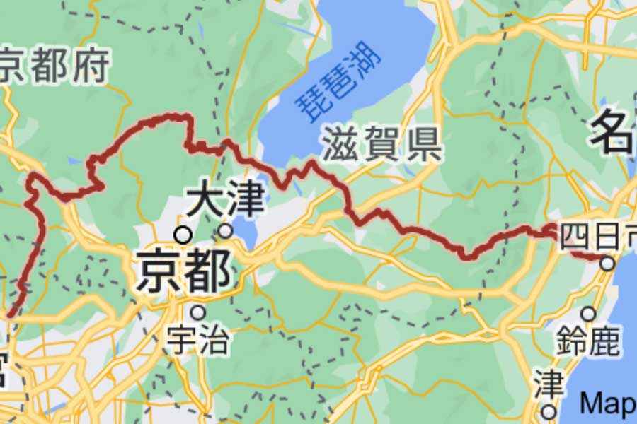 国道477号線（画像：(C)Google）