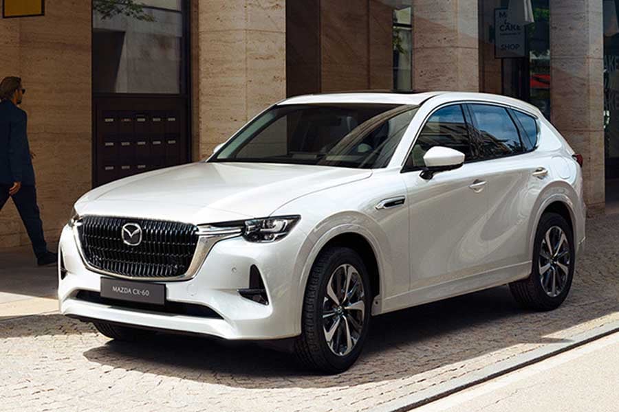 2022年9月に発売されたクロスオーバーSUV「CX-60」（画像：マツダ）