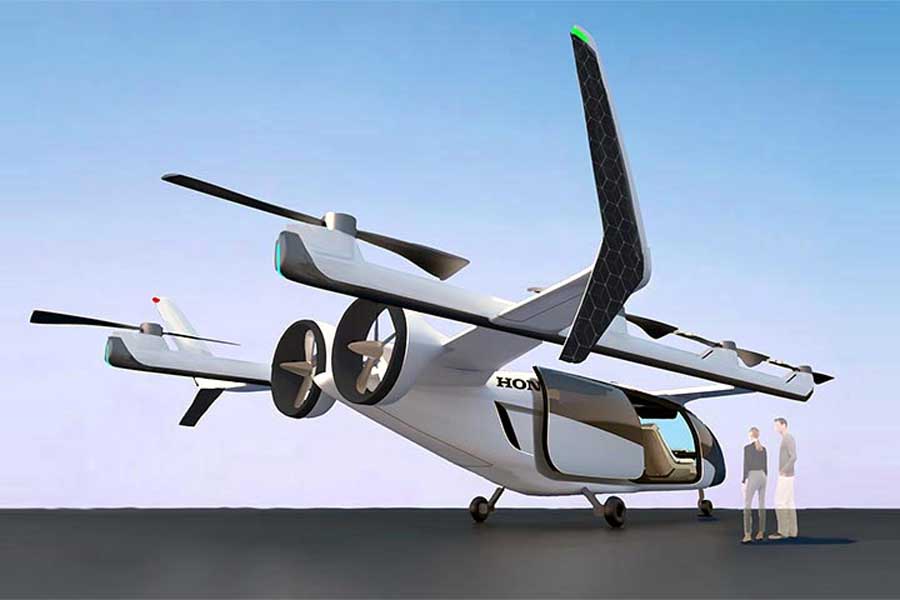 ホンダのeVTOL（画像：本田技研工業）