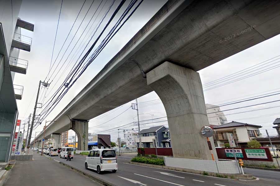 土浦ニューウェイ(画像:(C)Google)