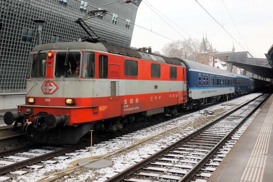 スイスのチューリッヒからチェコのプラハへ向かう国際夜行列車ユーロナイト。ドイツを経由して結ぶ（画像：橋爪智之）