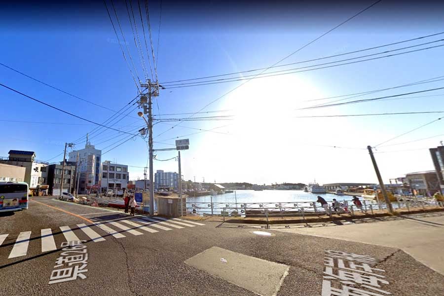三崎港(画像:(C)Google)