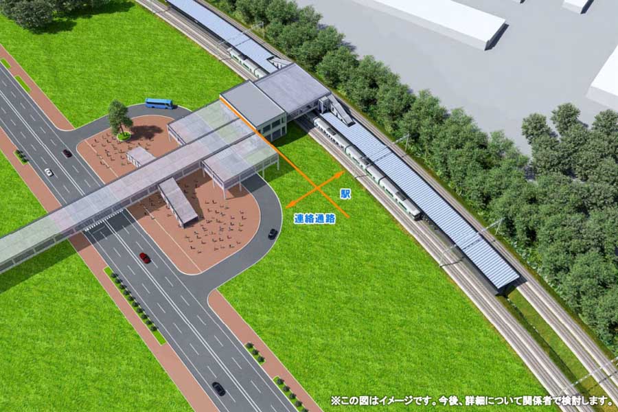 新駅案（画像：JR北海道）