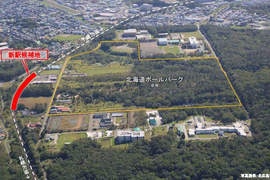 新駅案（画像：JR北海道）