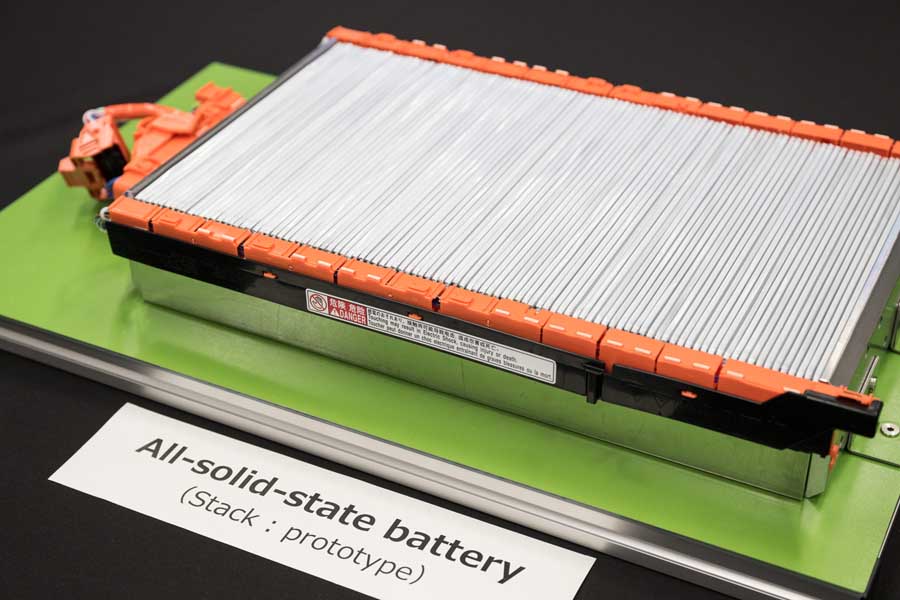 全固体電池（画像：トヨタ自動車）