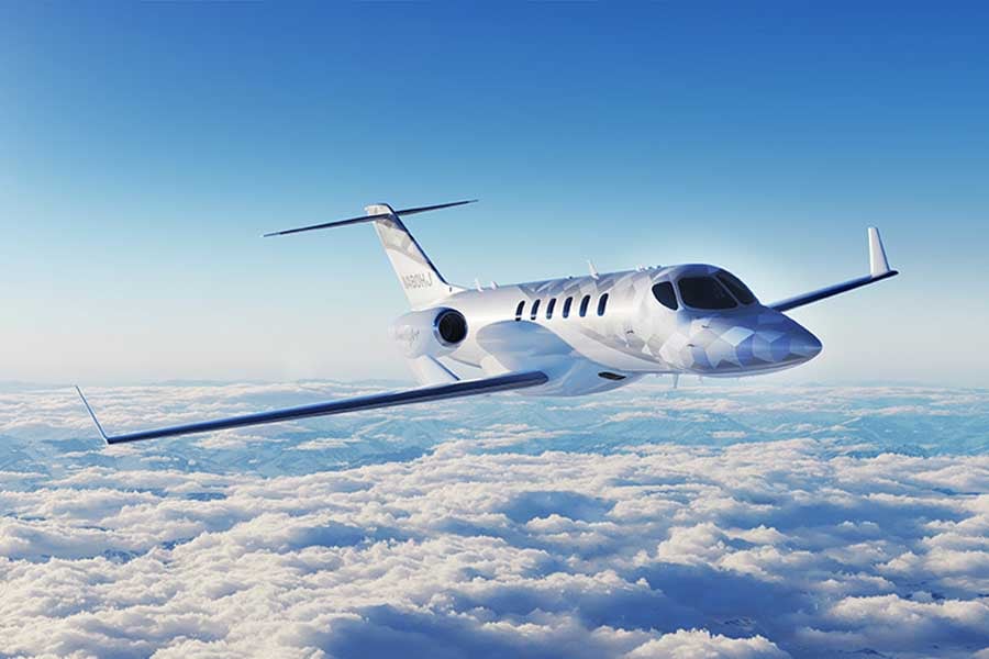ホンダジェット新型機の全景イメージ（画像：ホンダエアクラフトカンパニー）