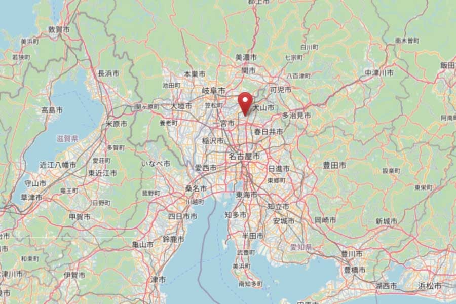 東海理化が本社を構える愛知県大口町（画像：OpenStreetMap）