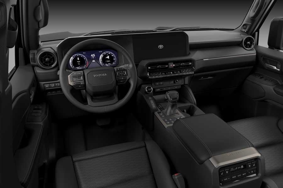 ランドクルーザー250の内部（画像：トヨタ自動車）