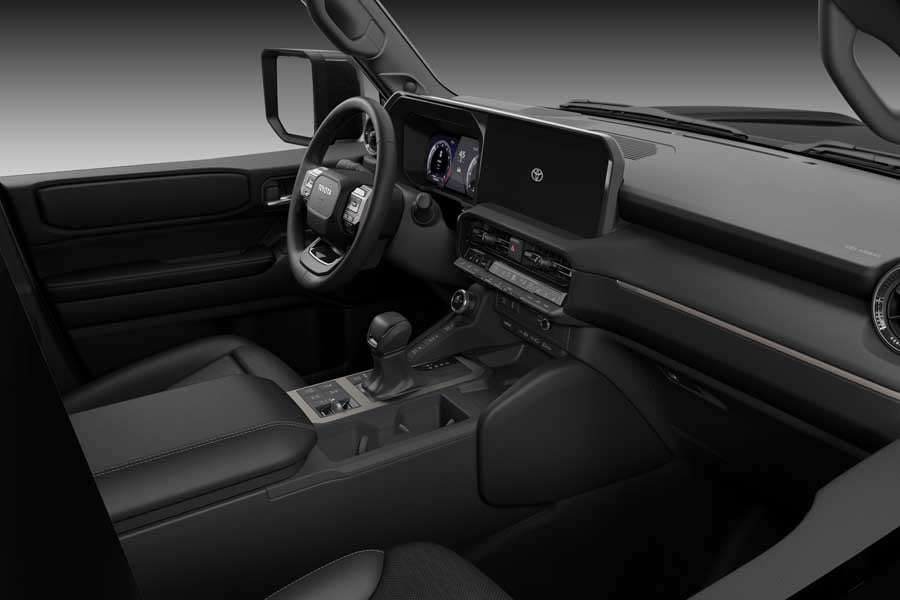 ランドクルーザー250の内部（画像：トヨタ自動車）