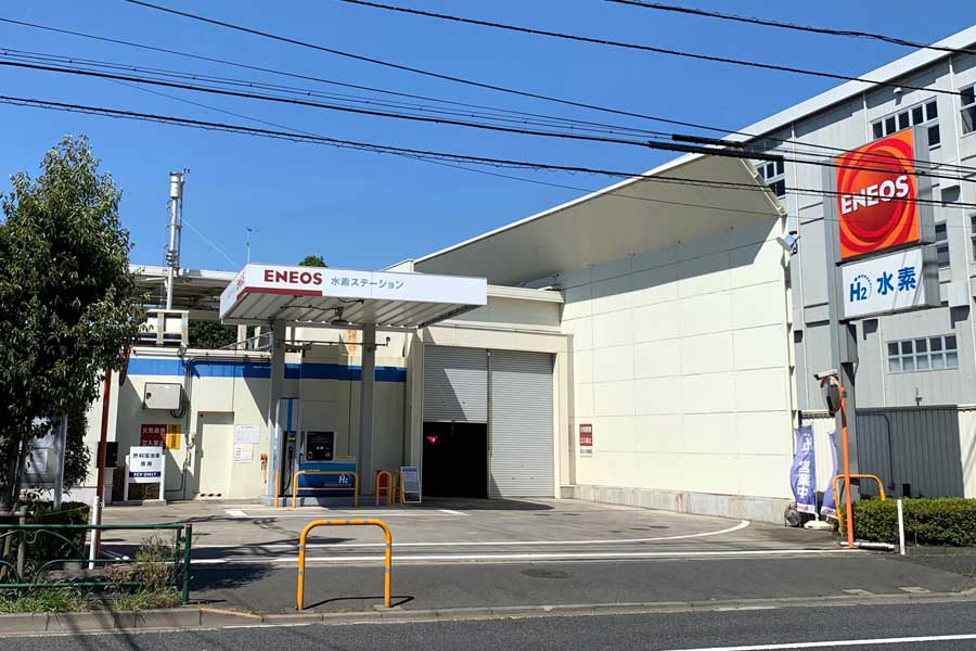 東京都内の水素ステーション（画像：森口将之）