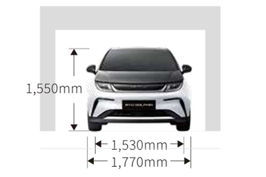 小型EV「ドルフィン」（画像：BYDジャパン）