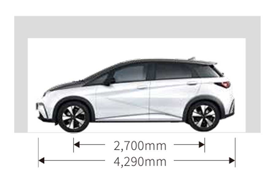 小型EV「ドルフィン」（画像：BYDジャパン）