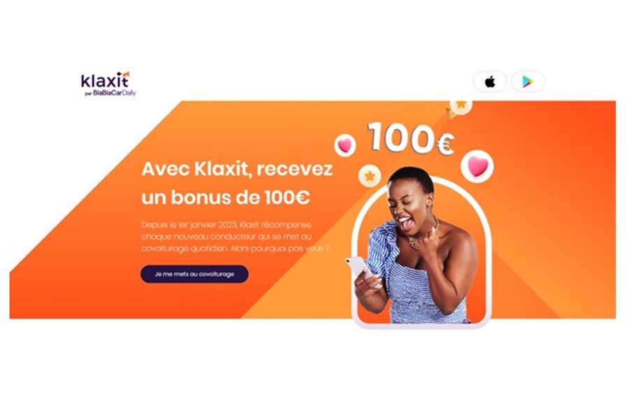 運転手に対する100ユーロボーナスキャンペーン広告（画像：クラジット）