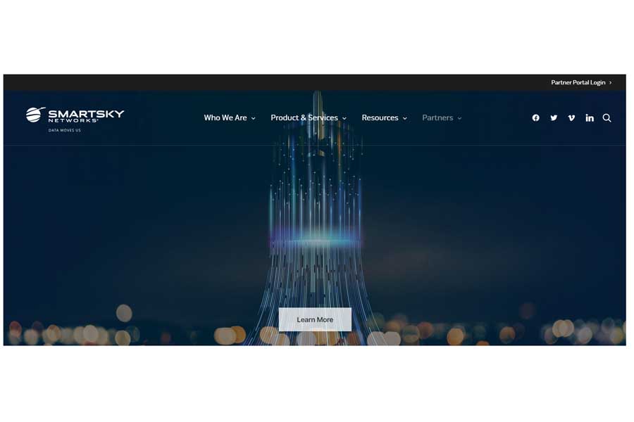 スマートスカイインターネットワークスのウェブサイト（画像：スマートスカイインターネットワークス）