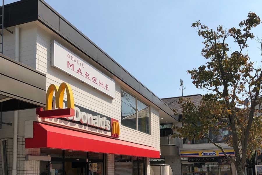 小田急江ノ島線善行駅西口の商業施設「小田急マルシェ善行1」（画像：小田急電鉄）