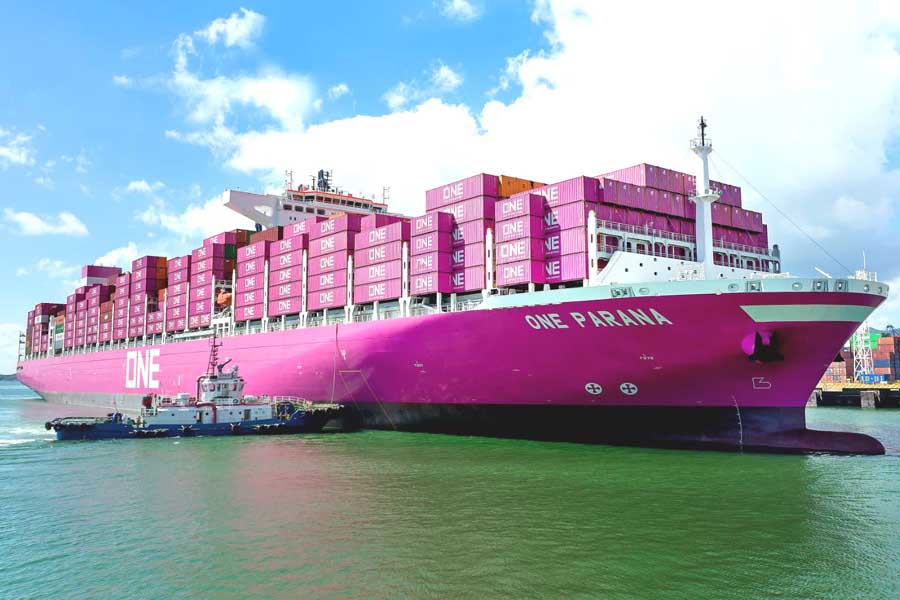 オーシャン・ネットワーク・エクスプレスのコンテナ船（画像：オーシャン・ネットワーク・エクスプレス）