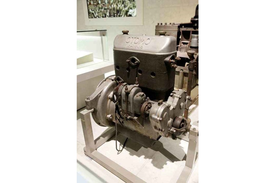 オートモ号のエンジン（画像：国立科学博物館）