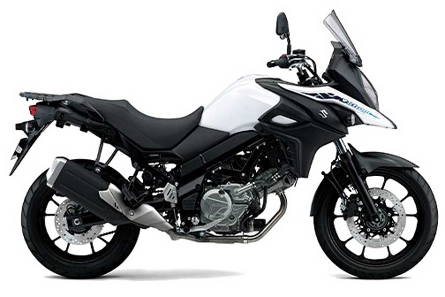 キャストホイールを採用したVストローム650 ABS（画像：スズキ）