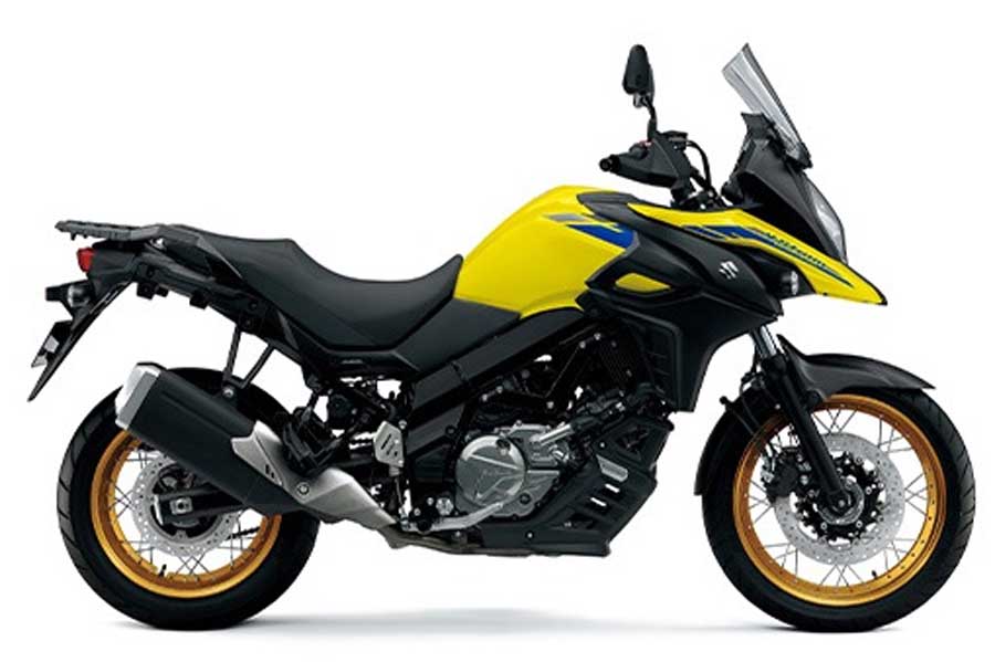 スポークホイールを採用したVストローム650XT ABS(画像:スズキ)