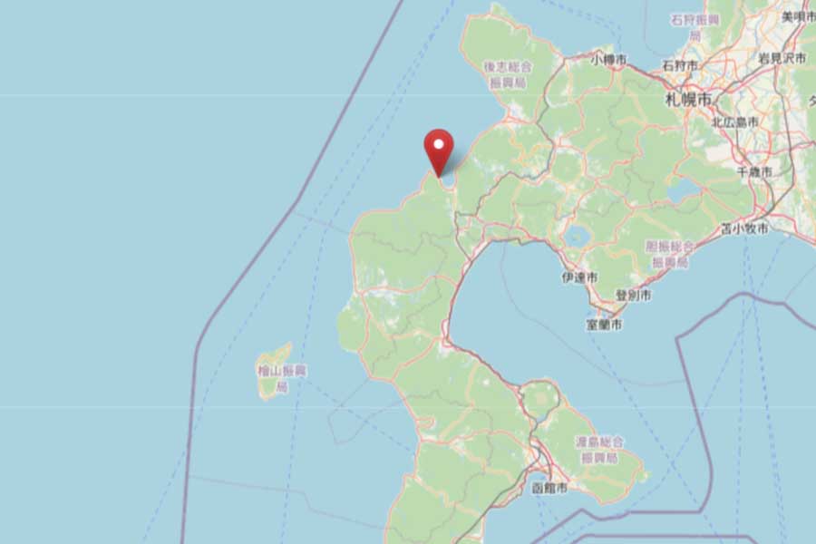 ニセコバスの寿都ターミナル（画像：OpenStreetMap）