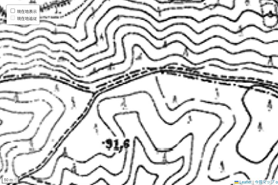 1920年頃の「コネクトエリア浜松」周辺の地図（画像：国土地理院）