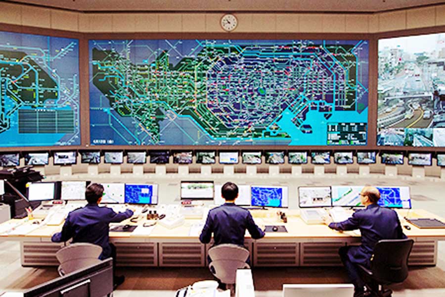 交通管制センター（画像：警視庁）