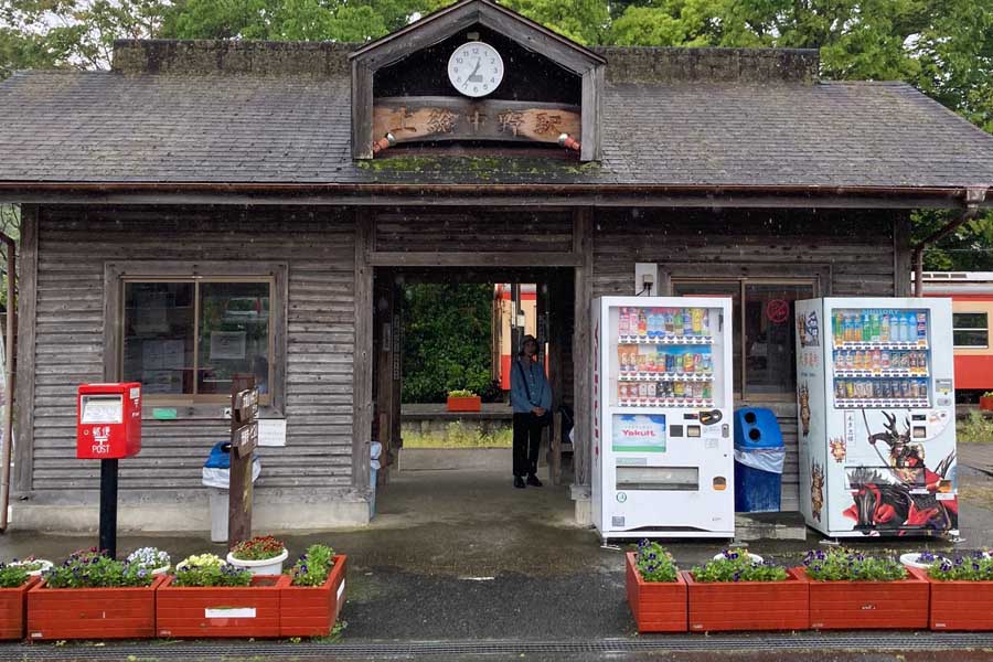 大多喜町の上総中野駅（画像：Merkmal編集部）
