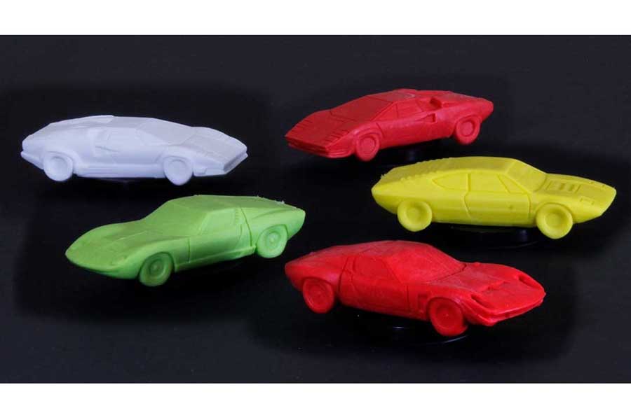 復刻超精密スーパーカー消しゴム（画像：京商）