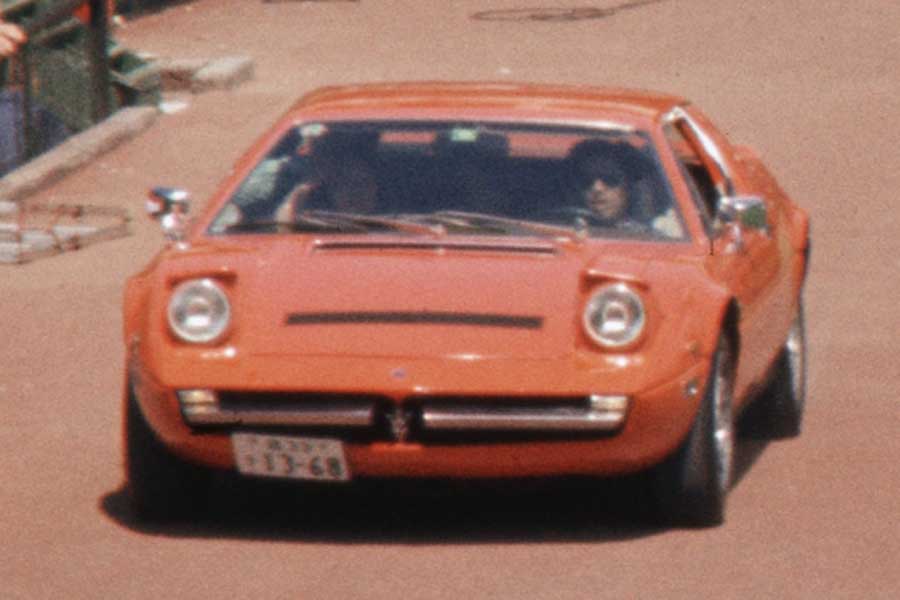 東京・後楽園球場で行われた、交通遺児チャリティー スーパーカー・フェスティバル。1977年3月21日撮影（画像：時事）