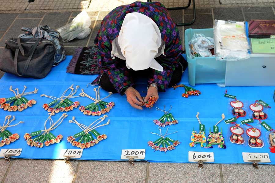 在りし日の輪島朝市の様子（画像：写真AC）