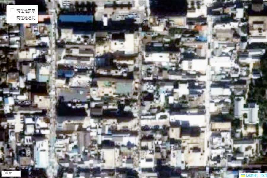 1985年頃に撮影された「近鉄奈良駅」周辺の航空写真（画像：国土地理院）