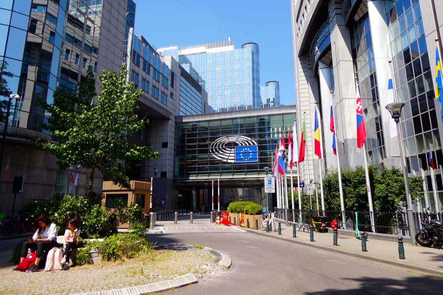 ブリュッセルにあるEU本部（画像：写真AC）