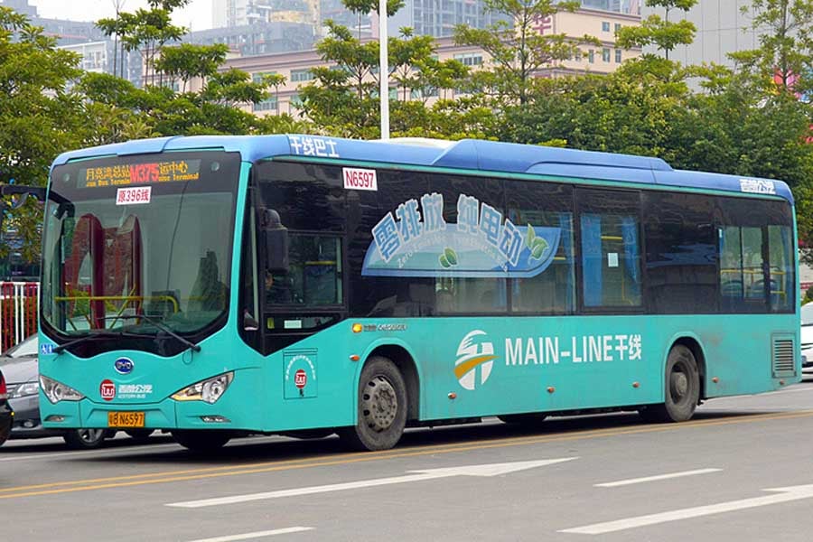 深センバス M375 K9 (BYDバス CK6120LGEV)（画像：写意人生）