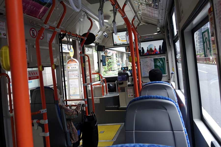 港区のコミュニティーバス「ちぃばす」（画像：下関マグロ）