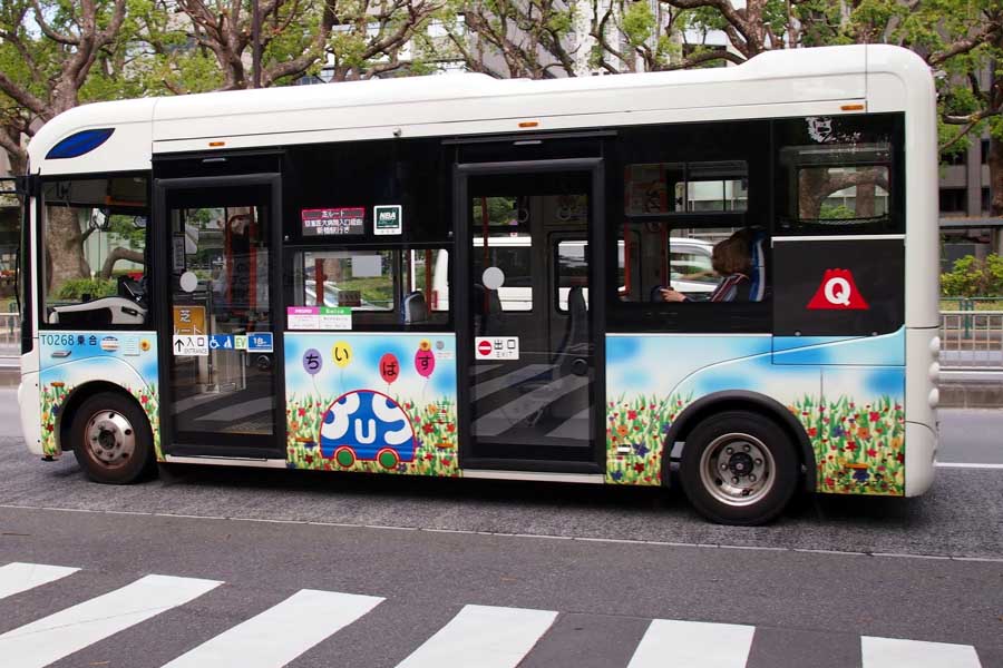 港区のコミュニティーバス「ちぃばす」（画像：下関マグロ）