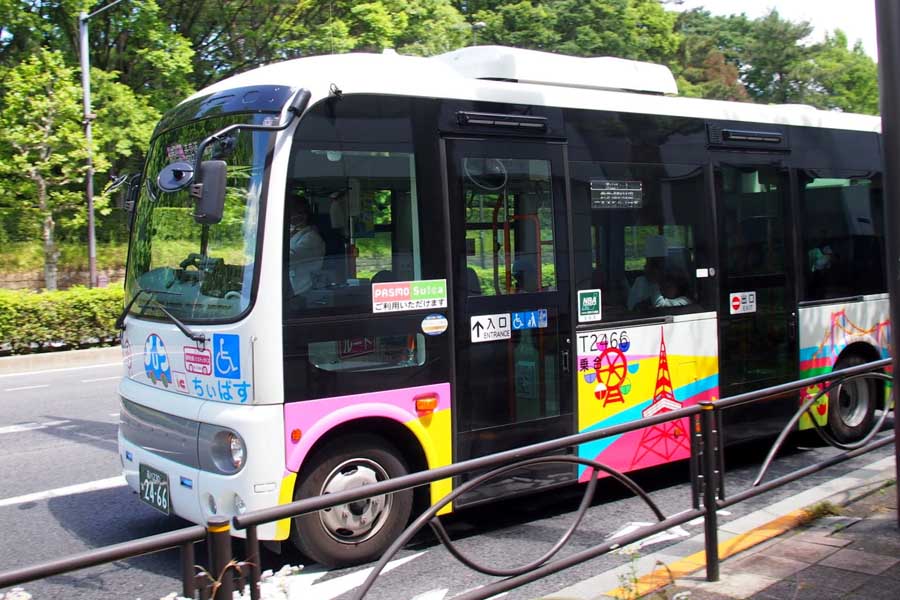 港区のコミュニティーバス「ちぃばす」（画像：下関マグロ）